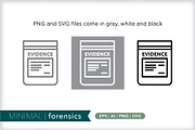 Minimal forensics icons, an Outline Icon by Picture Window (Thumbnail 2 of 5)