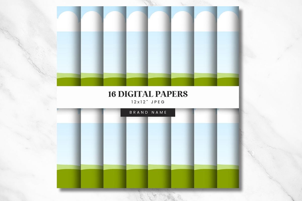 Digital Paper Canva Template - 16, a Presentation Template by illuztrate (Photo 8 of 8)