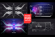 Futuristic Hud templates., a Technology Illustration by Andrew_Derr (Thumbnail 4 of 5)