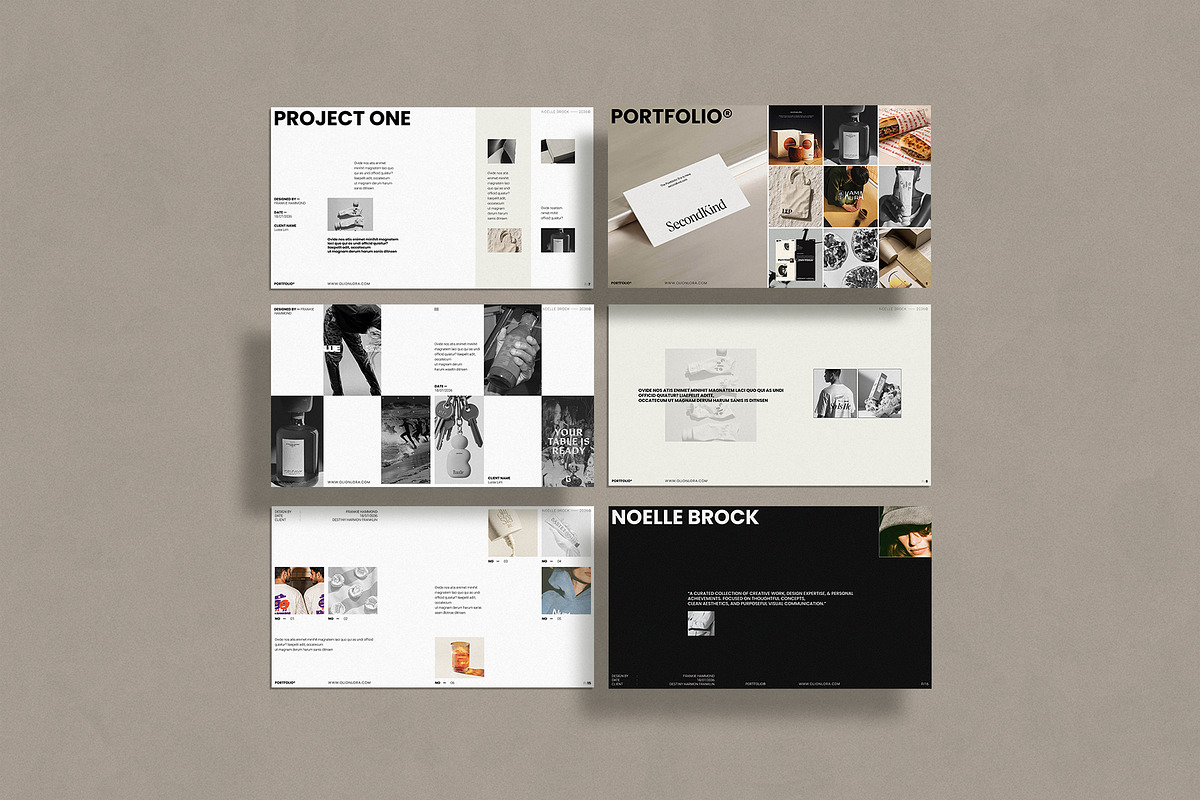 Minimal Portfolio Presentation, a Presentation Template by Olion Lora (Photo 7 of 9)