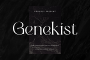 Genekist - Serif Font, a Font by Sronstudio (Thumbnail 1 of 13)