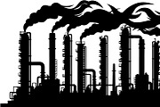 Industrial Factory Silhouette Bundle, an Illustration by Designs_River (Thumbnail 31 of 45)