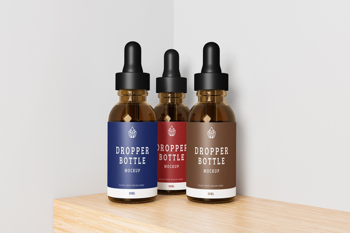 Dropper Bottle Mockup, a Packaging Mockup by AndikaGraphic (Photo 6 of 7)