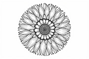 Mandala Art Line Drawing Pack Set, an Illustration by yasushie (Thumbnail 2 of 11)