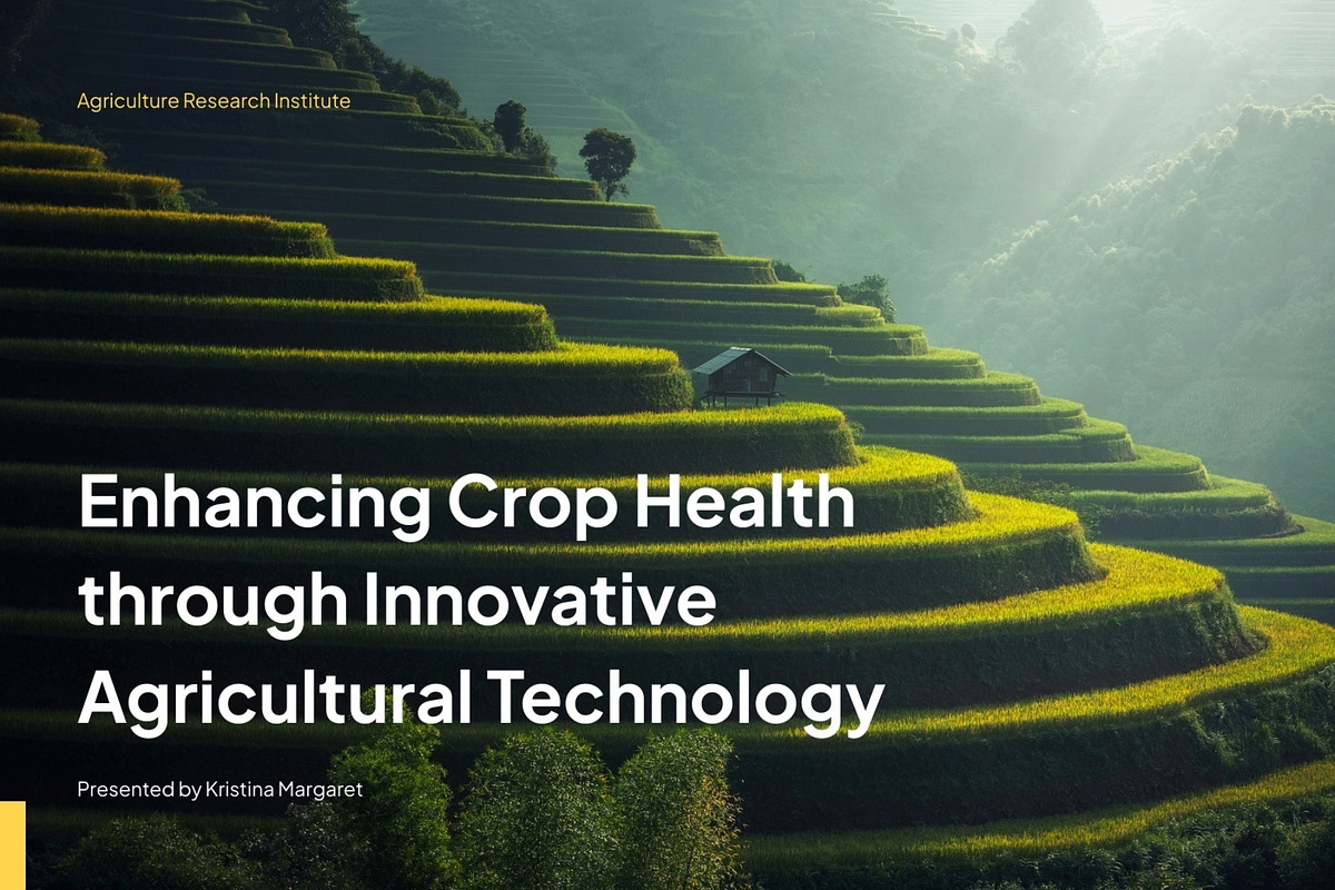 Yellow Green Agriculture Pitch Deck