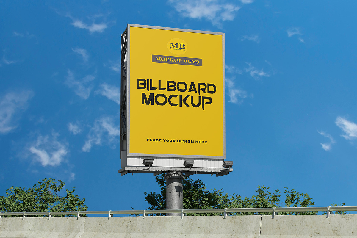 Billboard Mockup, an Advertising Mockup by mockupbuys (Photo 1 of 3)