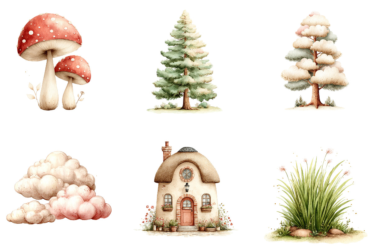 Watercolor Woodland Animals Clipart, an Illustration by Sublimation Artist (Photo 5 of 7)