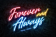Botanical Neon Garden Text Effect, a Layer Style Add-On by Andrew Skoch Design (Thumbnail 4 of 7)