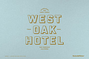 SAZERAC – A Bold Vintage Style Font, a Sans Serif Font by Komet & Flicker (Thumbnail 13 of 15)