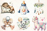Boho Baby Doodle Clipart, an Illustration by DreamCafeArt (Thumbnail 3 of 6)