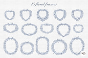 Blue Baroque Chinoiserie Collection, a Decorative Illustration by marie dricot (Thumbnail 2 of 9)