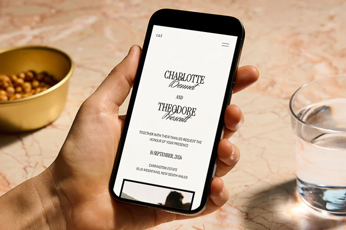 Wedding RSVP Website Template, a Squarespace Template by WebInAWeek (Photo 5 of 6)