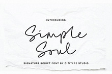 Simple Soul - Monoline Signature