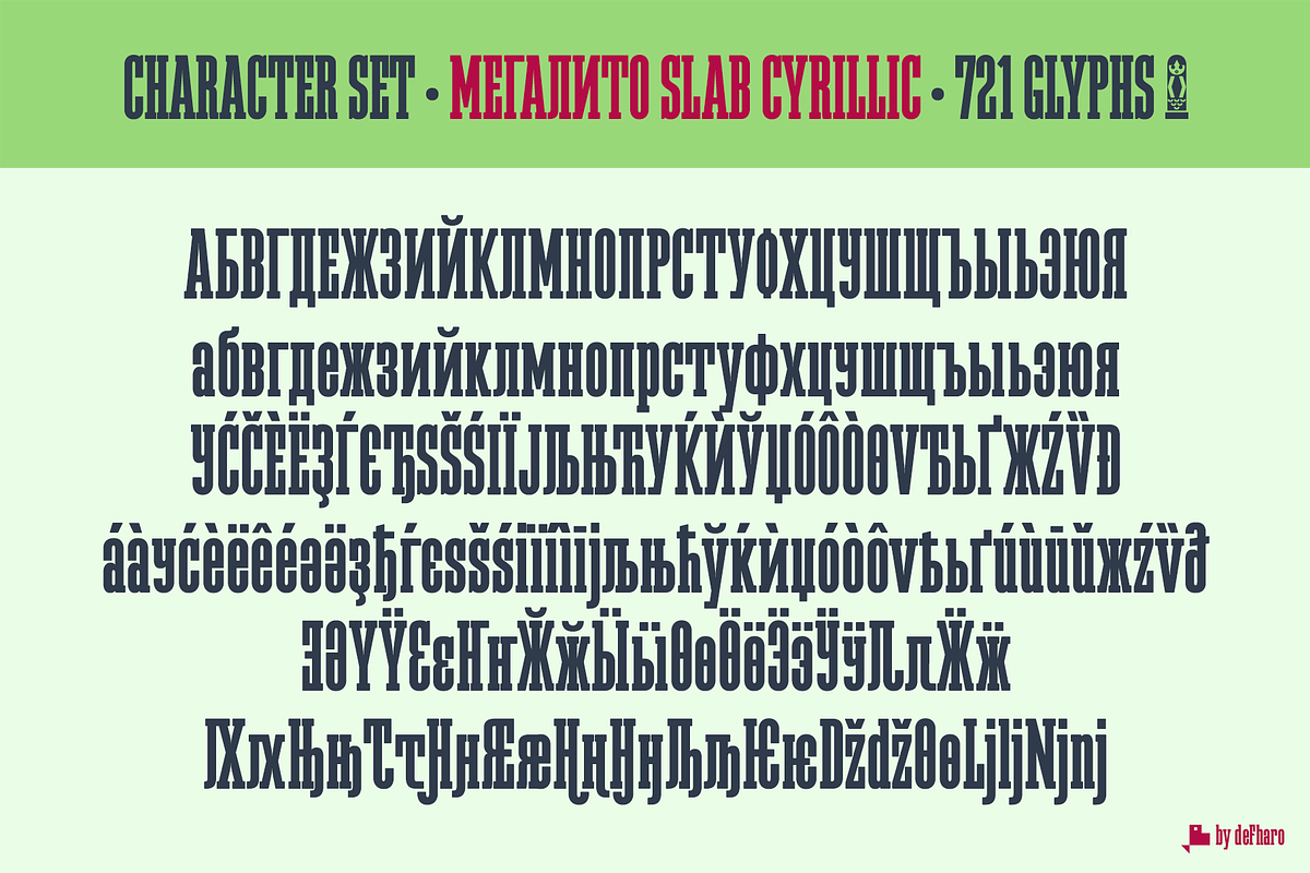 Megalito Slab Cyrillic preview 5
