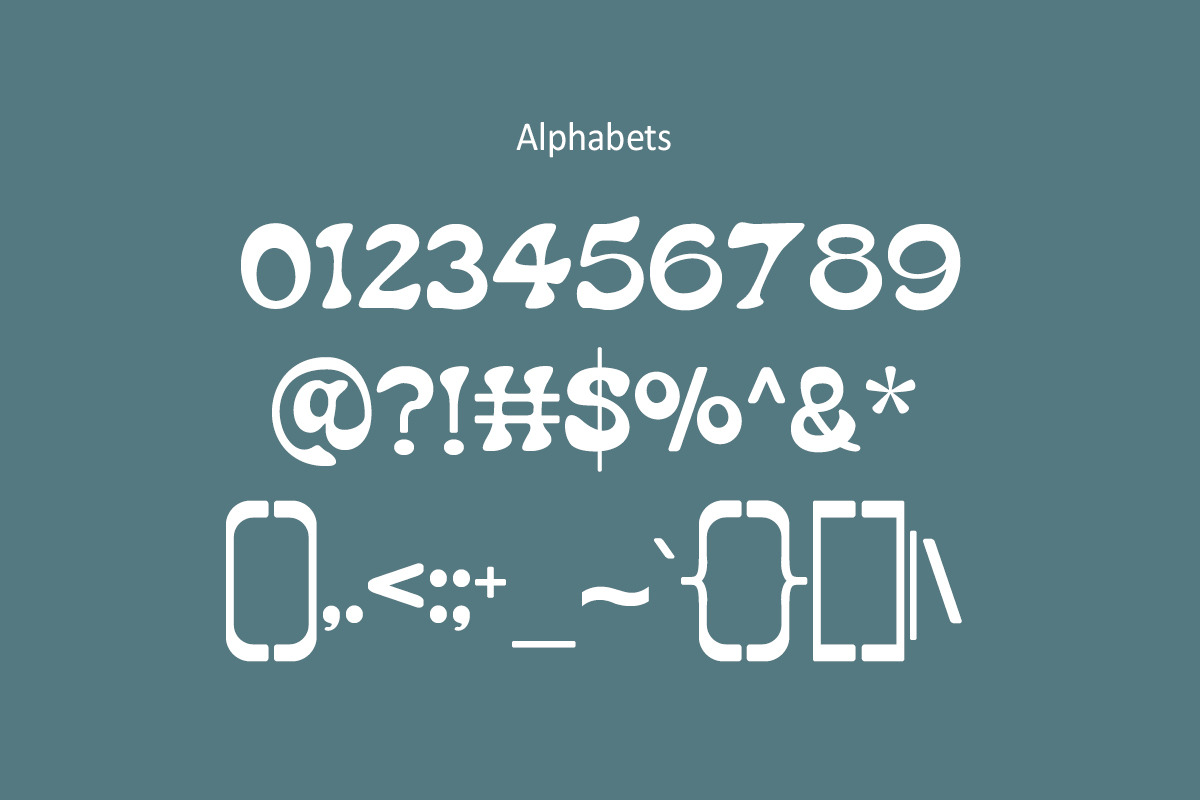 Sunday Morning Retro Display Font, a Serif Font by Muntab_Art (Photo 11 of 11)