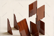 Desk Organizer Phone Stand Pen Holde, a Graphic by AtacanDigital (Thumbnail 2 of 6)