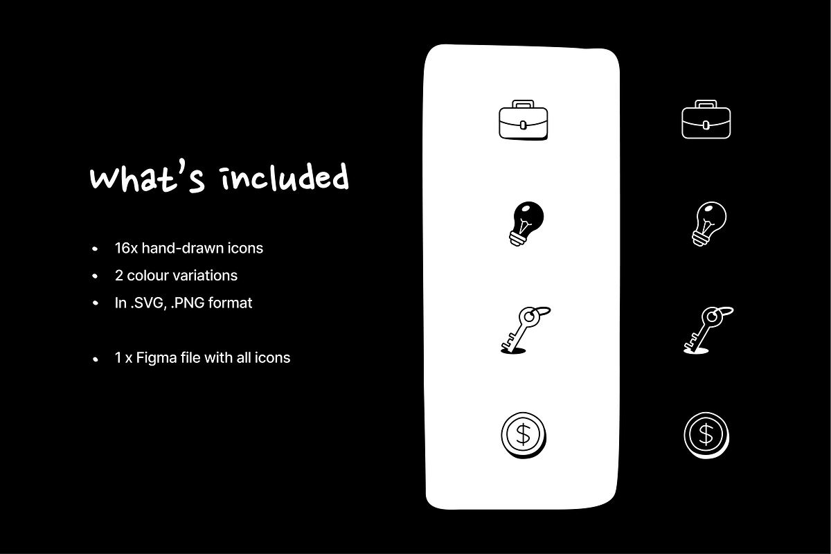 Inking Business Icons, an Outline Icon by Asset Union (Photo 3 of 5)