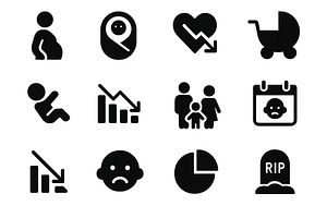 Icons representing various aspects, an Object Illustration by ZinetroN