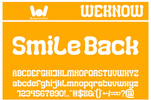 Smile Back font