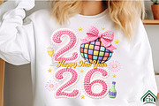 Faux Yarn Happy New Year 2026 PNG, an Illustration by Craft Nest (Thumbnail 2 of 8)