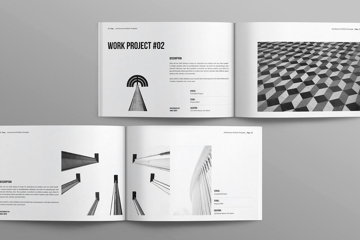 Architecture Portfolio Template Land preview 6