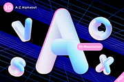3D Blending Lettering, an Object 3D Model by VL Shop (Thumbnail 2 of 5)