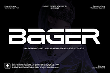 GC Bager - Futuristic Sans