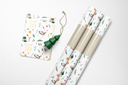 Watercolor Modern Christmas, a Seasonal Illustration by LeriaArt watercolor (Thumbnail 9 of 17)