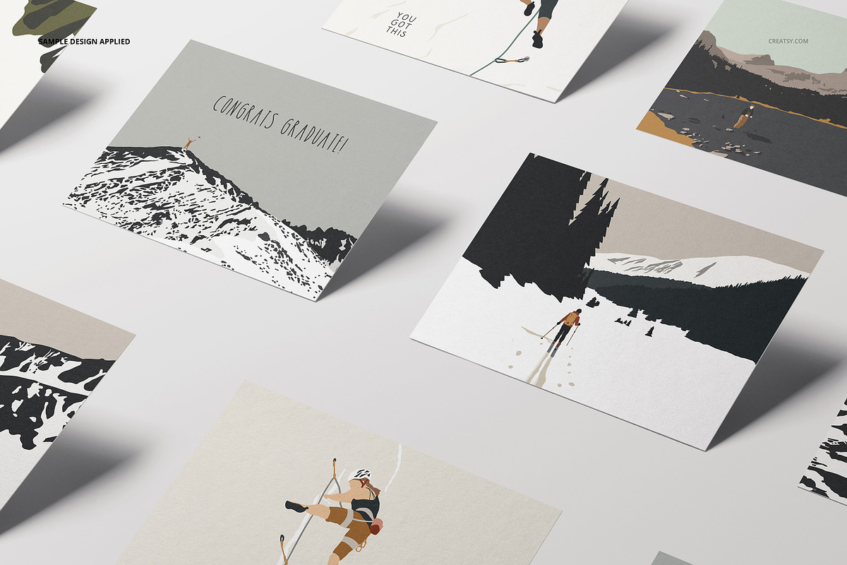 A2 Cards Mockup Set, a Product Mockup by creatsy5 (Photo 10 of 25)