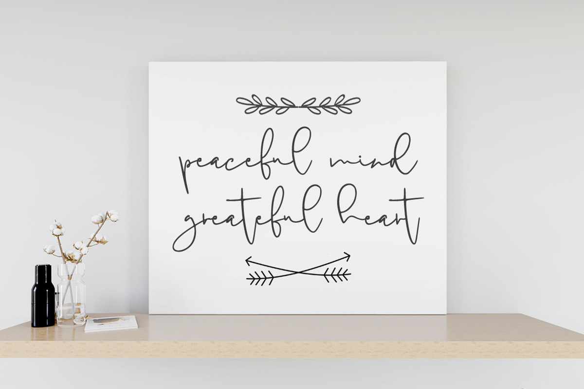 Antoinette - a Handwritten Font, a Script Font by Vava Aryanto (Photo 3 of 11)