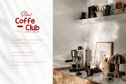 Slow Coffee Club posters, a Decorative Illustration by Mio Buono (Thumbnail 2 of 13)