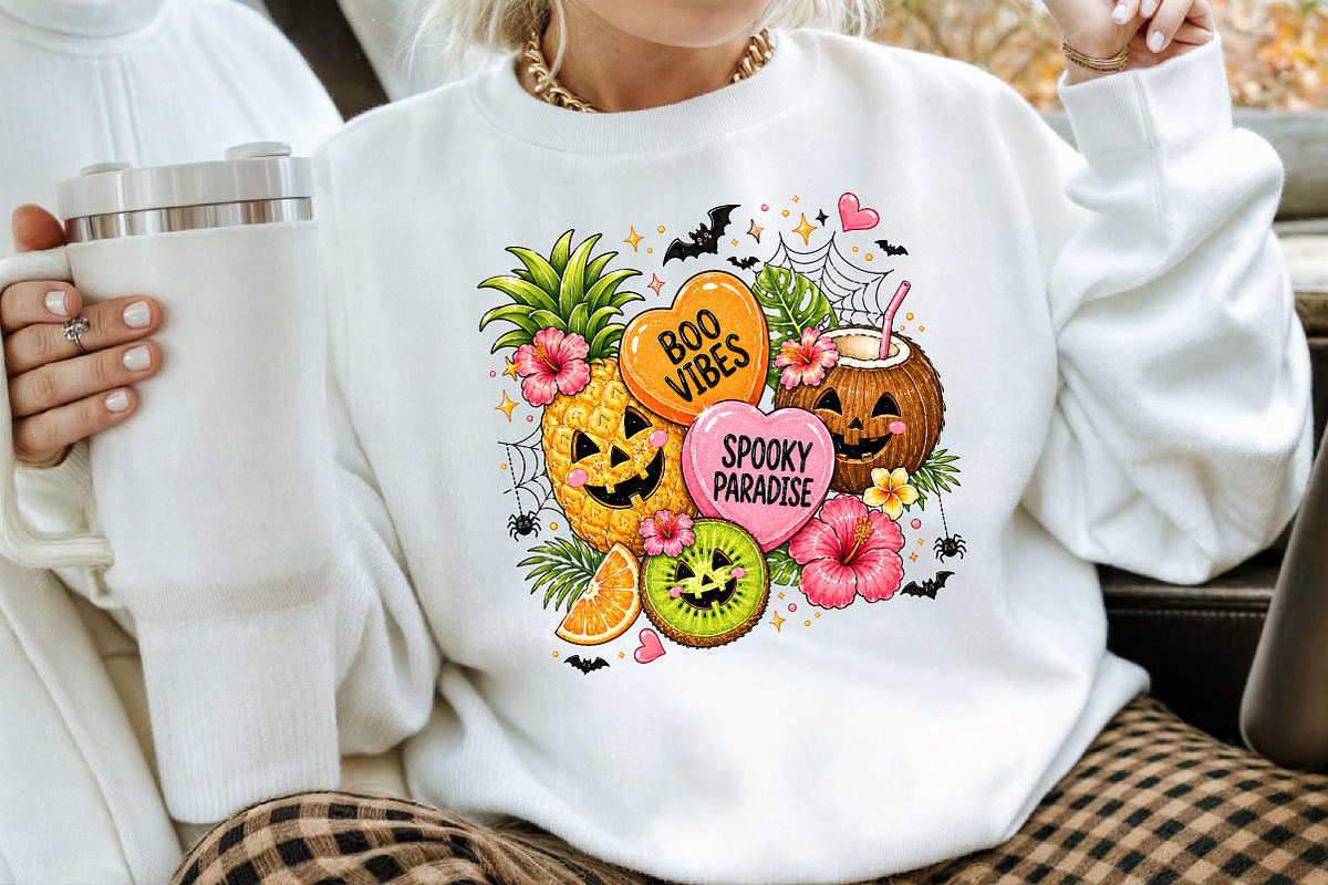 Tropical Halloween Fruit PNG, a Seasonal Illustration by Creative Art (Photo 3 of 3)
