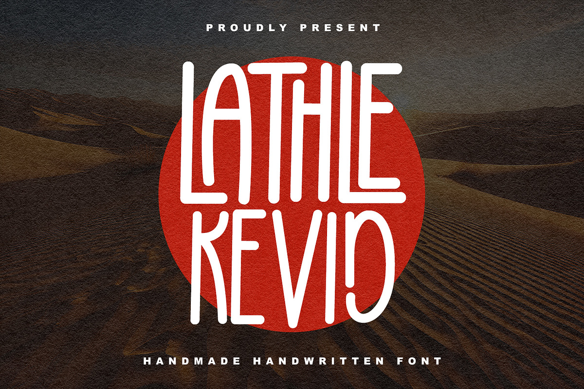Lathle Kevid Handmade Handwritten, a Handwritten Font by Maulana Creative (Photo 1 of 6)