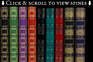 101 High-Res Antique Book Covers