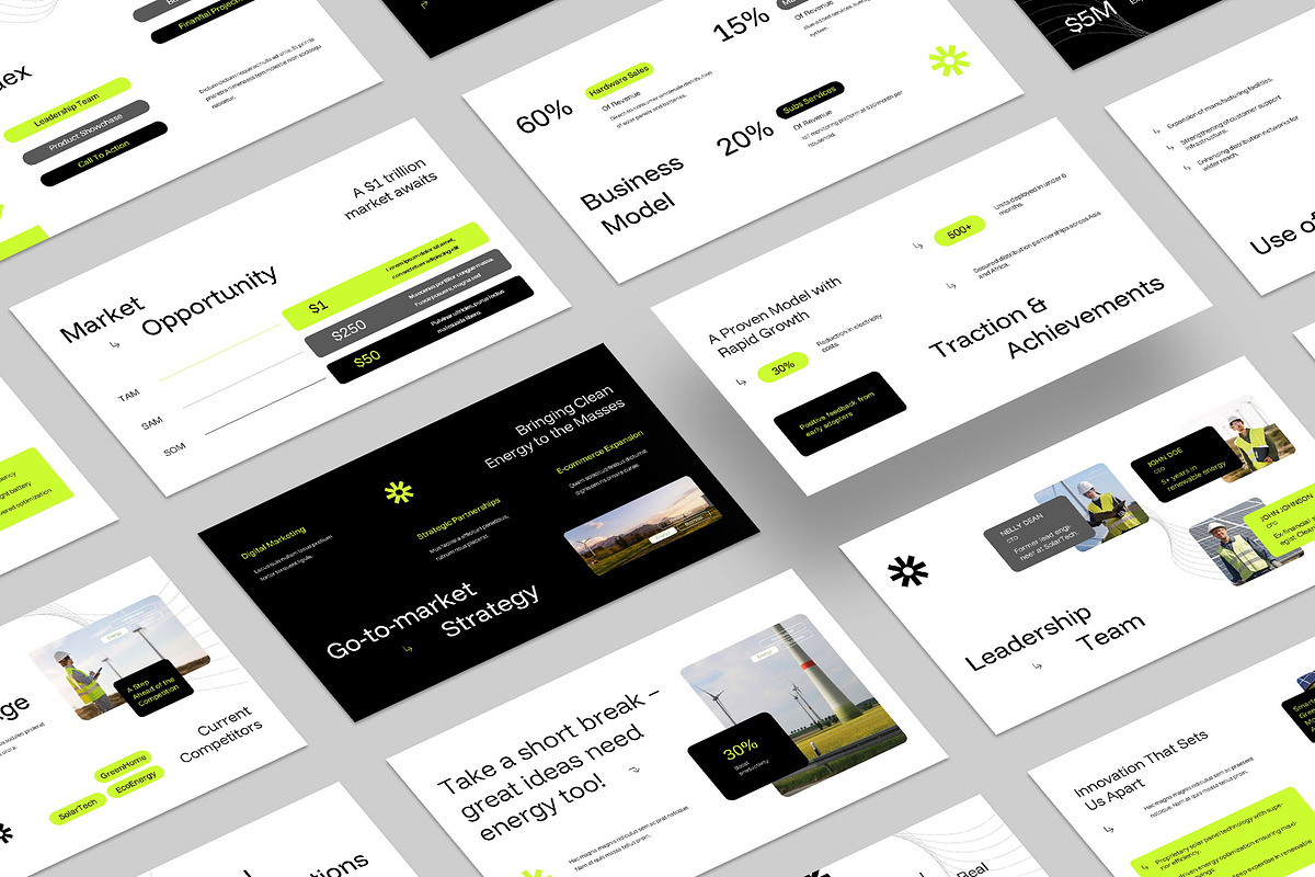 Energy Pitch Deck Powerpoint preview 2