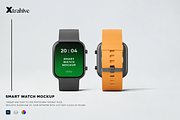 Smart Watch Mockup, a Wearable Device Mockup by Xtrahive (Thumbnail 1 of 3)