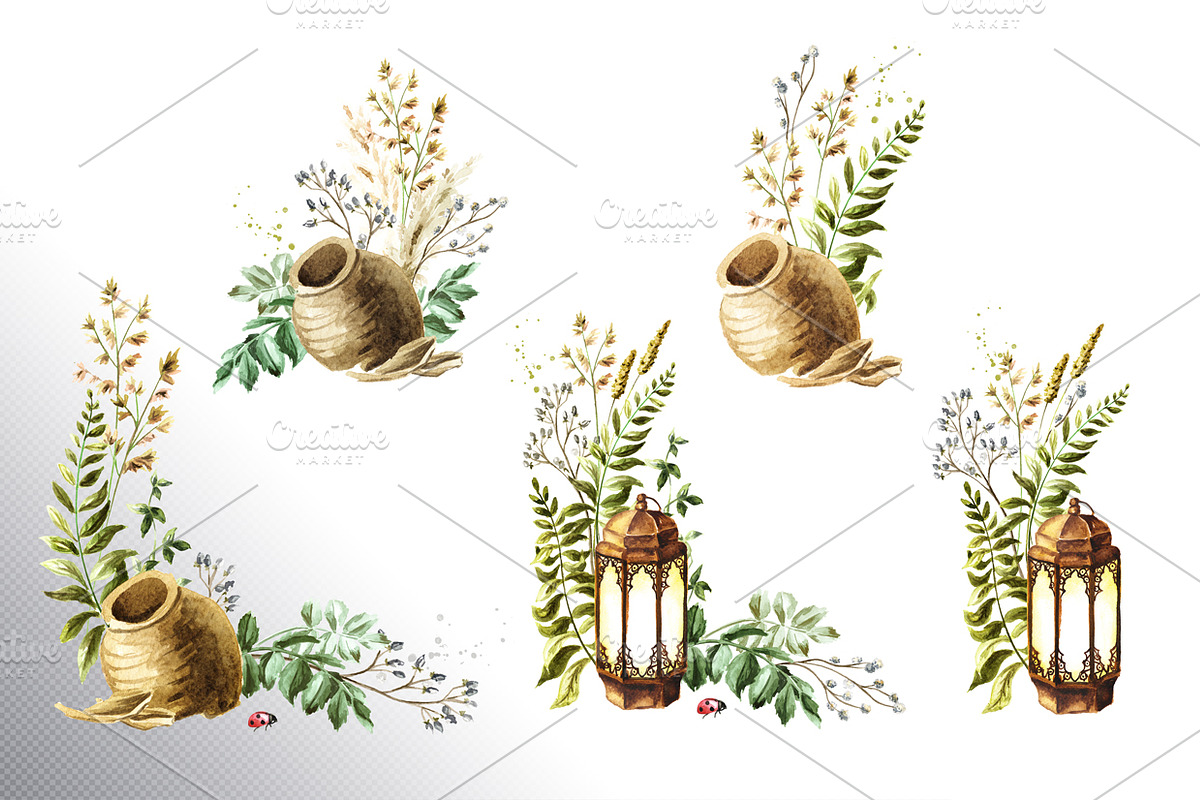 Wildflowers, a Decorative Illustration by Daria Ustiugova (Photo 7 of 14)