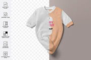 Baby Onesie Mockup, a Product Mockup by MockupCraft (Thumbnail 2 of 7)