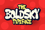 Boldsky a Playful Font, a Sans Serif Font by Blankids Studio (Thumbnail 1 of 8)