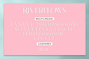 Riverflows - Modern Serif Typeface, a Serif Font by overlaytemplates (Thumbnail 5 of 5)