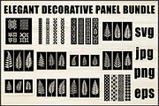 Black Laser Cut Panel Set, an Object Graphic by jahid234 (Thumbnail 1 of 13)