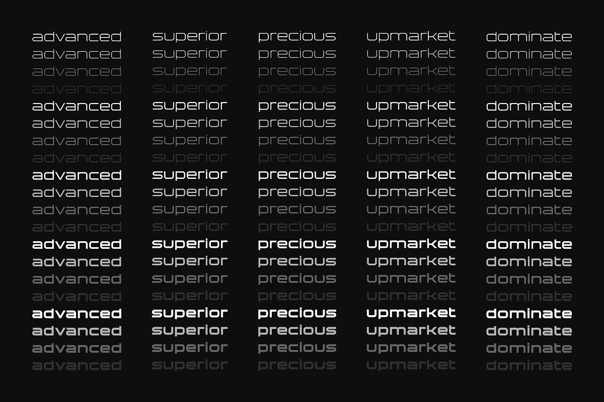 Technovier-Sans Serif With 5 Weights, a Sans Serif Font by Almarkhatype (Photo 8 of 10)