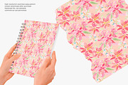 Elegant pink lily seamless pattern, a Pattern Graphic by Pink Studio Art (Thumbnail 4 of 4)