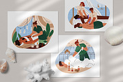 People in spa wellness salon set, a Healthcare Illustration by Good Studio (Thumbnail 10 of 10)
