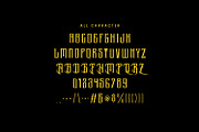 Raddkits Blackletter Display Font, a Blackletter Font by Maulana Creative (Thumbnail 2 of 7)