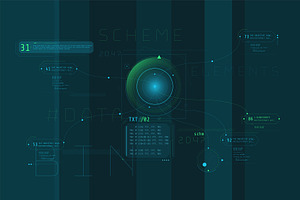 HUD Pro Infographic Elements