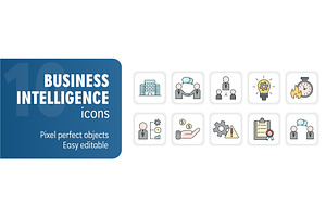Business intelligence and analytics, an Object Illustration by Aimagenarium@gmail.com