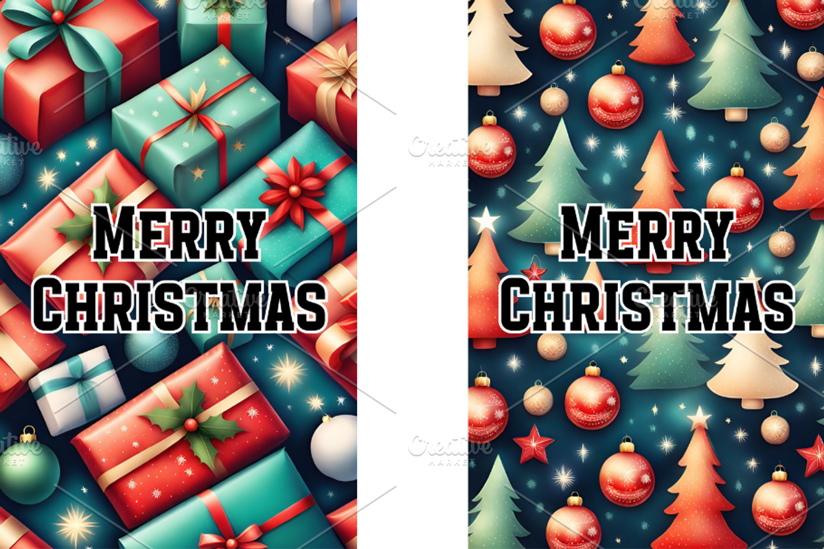 Christmas Card Designs Bundle 4, a Card Template by Jay Major Designs (Photo 5 of 8)