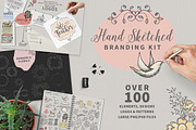 SKETCHED LOGO & CARD elements, an Illustration by Ingrid Marais Design (Thumbnail 1 of 7)