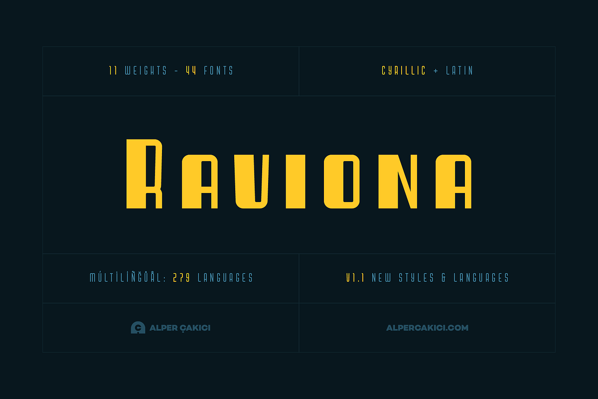 Raviona Font Family (44 Fonts), a Font by alpercakici (Photo 18 of 18)
